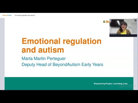 Emotional regulation and autism
