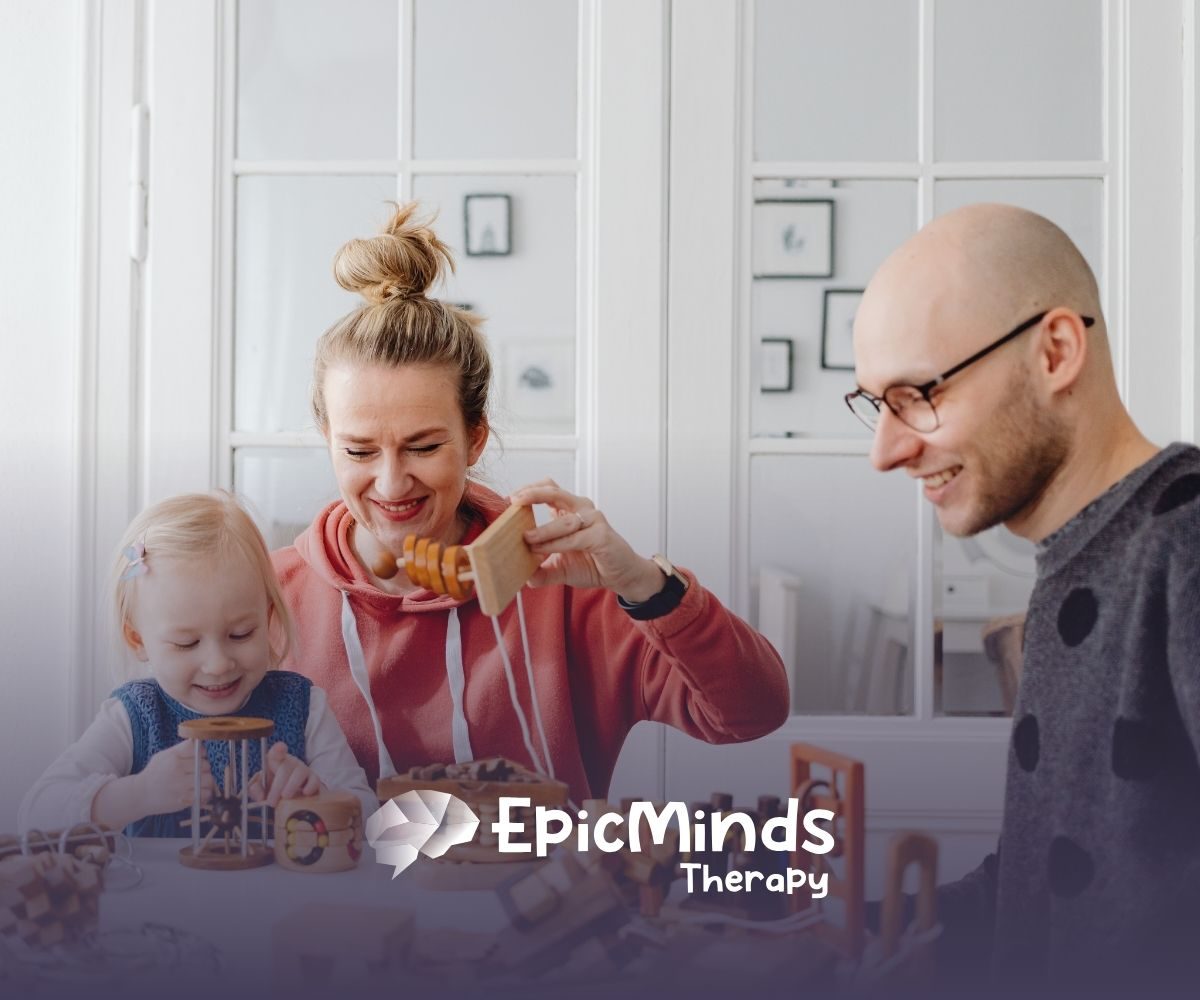 What do parents do during in home ABA therapy?