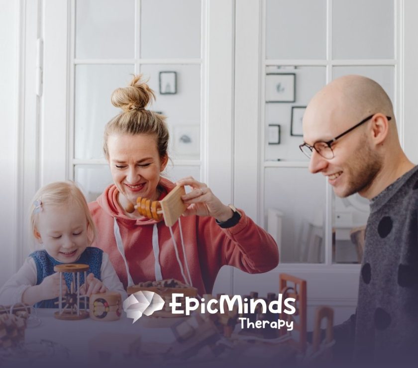 What do parents do during in home ABA therapy?