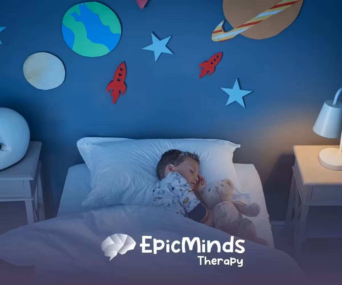 Training kids with autism to sleep alone